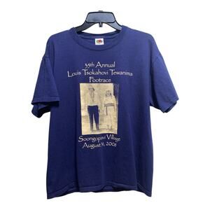 Y2K‎ Native American Footrace 35th Annual Soongo Povi Village August 31 2008 Tee